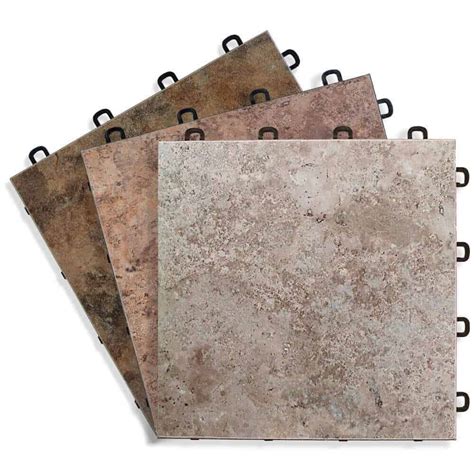 Sandstone Interlocking Basement Tiles Modular Flooring Modutile