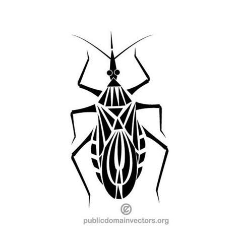 Black Bug Public Domain Vectors
