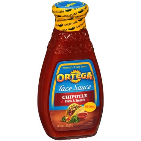 ortega chipotle medium taco sauce 8 oz kroger