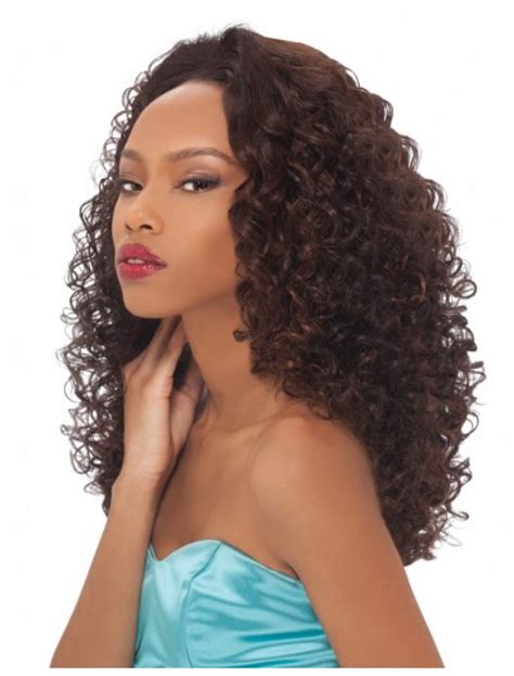 Ideal Brown Curly Long Human Hair Wigs And Half Wigs Paula Young Human Hair Wigs