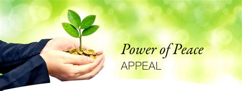 Power Of Peace Appeal