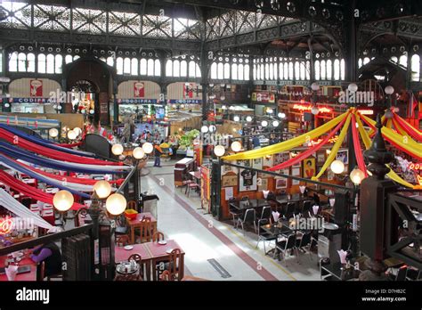Santiago De Chile Mercado Central Central Market Stock Photo Alamy