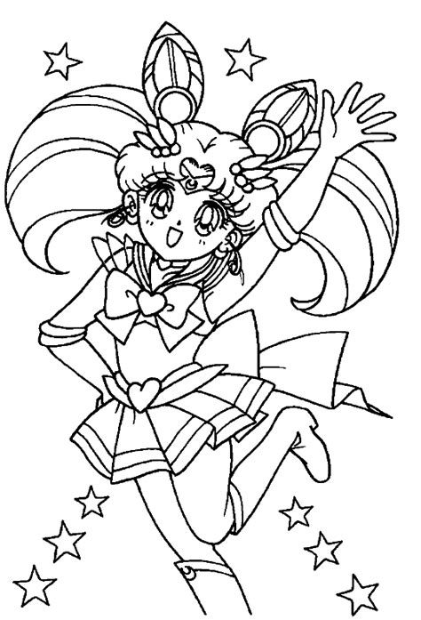 Dibujo Sailor Moon Para Colorear