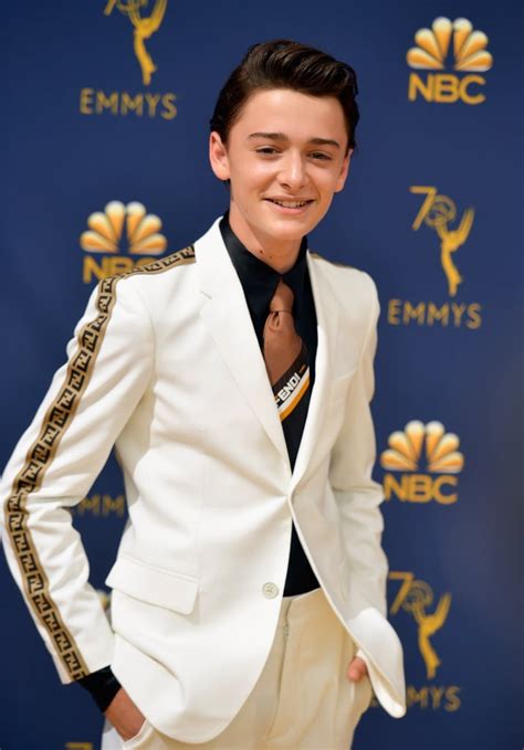Stranger Things Cast Outfits Emmys Red Carpet 2018 Popsugar Fashion