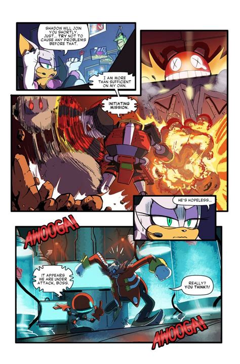 Sonic Forces Looming Shadow Web Comic Brings Back Team Dark Features