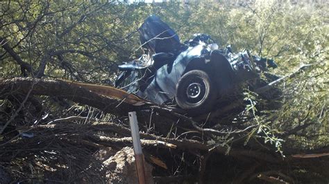 Woman Stuck For Six Days After Car Lands On Tree