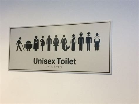 Unisex Toilet Toilet Sign Unisex Toilets Salon Interior Design