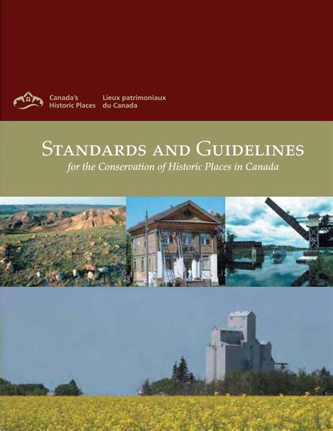 Standards And Guidelines For The Conservation Of Historic Places In