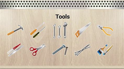 Tools Puzzle For Kids Learn Tools Names Educational Video For