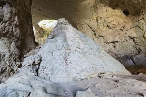 Prohodna Cave Known As God S Eyes Bulgaria Stock Image Image Of