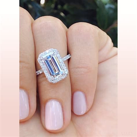 Custom Emerald Cut Engagement Ring Ascot Diamonds