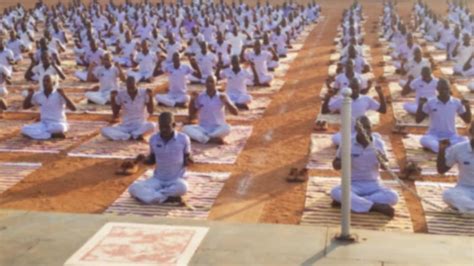 Yoga For Police Trainees Inmates Universal Peace Foundation
