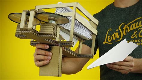 Make Your Own Cardboard Paper Airplane Launcher