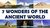 7 Wonders of the ancient world - YouTube