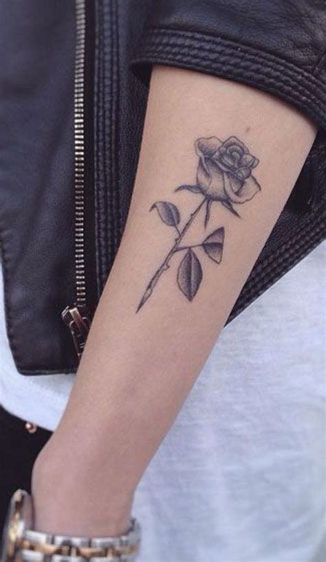 50 Beautiful Rose Tattoo Ideas Small Flowers Tattoo