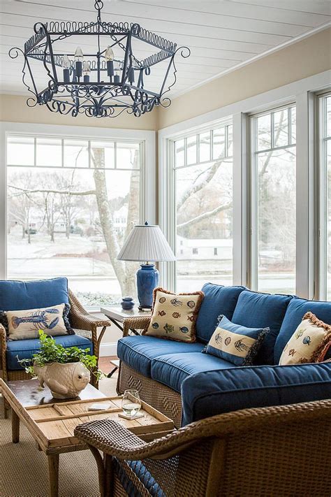 25 Cheerful And Relaxing Beach Style Sunrooms Sunroom Furniture