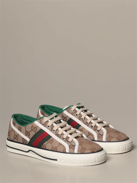 Gucci 1977 Tennis Sneakers In Original Gg Supreme Fabric Sneakers