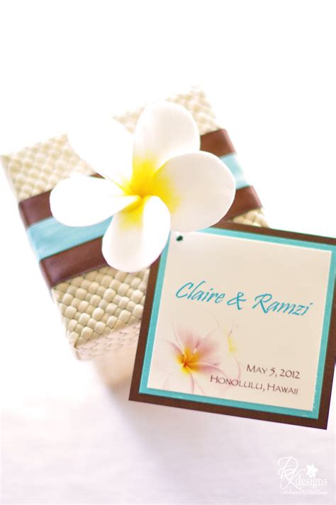 DK Designs: Destination Hawaii Wedding Favors