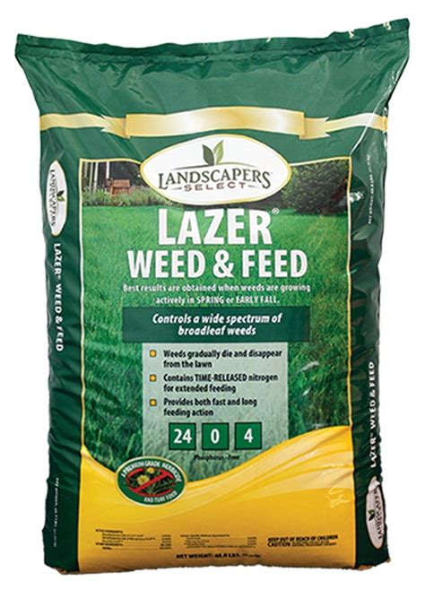 Landscapers Select Lazer 902728 Weed And Feed Fertilizer 16 Lb Bag