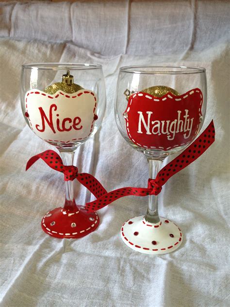 24 Ideas For Diy Christmas Wine Glasses Home Inspiration Diy Crafts Birthday Quotes And