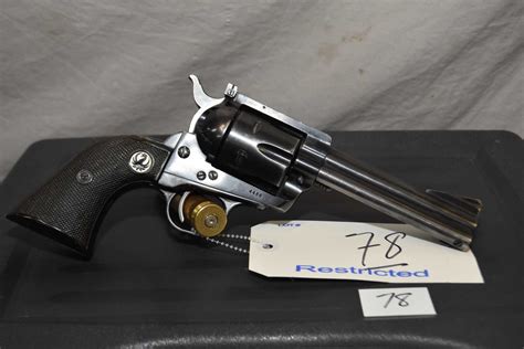 Ruger Model Blackhawk Early Three Screw Flat Top 357 Mag Cal 6 Shot Revolver W 117 Mm Bbl [ S