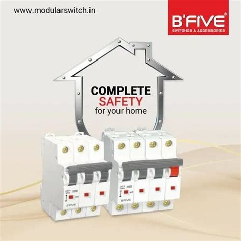 Miniature Circuit Breaker Bsf 404 Mcb Double Pole Manufacturer From