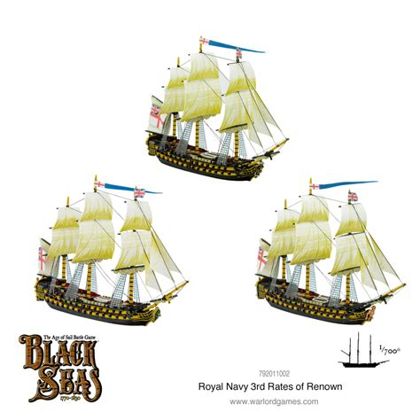 Royal Navy 3rd Rates Of Renown Warlord Games Ltd