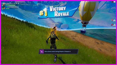 My First Victory Royale In Duos Chapter 3 Season 4 Fortnite Youtube