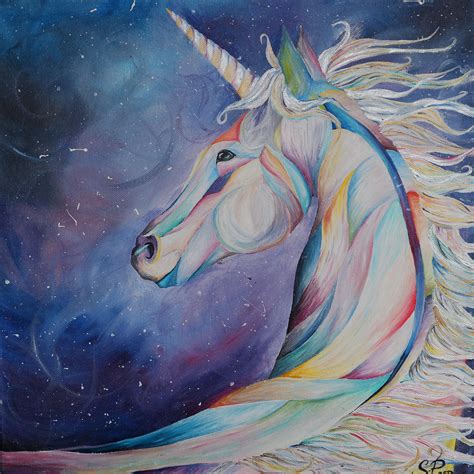 Magical Unicorn Art Print Etsy