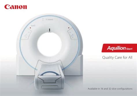 Aquilion Start Brochure Canon Medical Systems Europe Pdf Catalogs