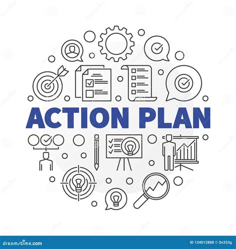Action Plan Logo Stock Illustrations 1102 Action Plan Logo Stock