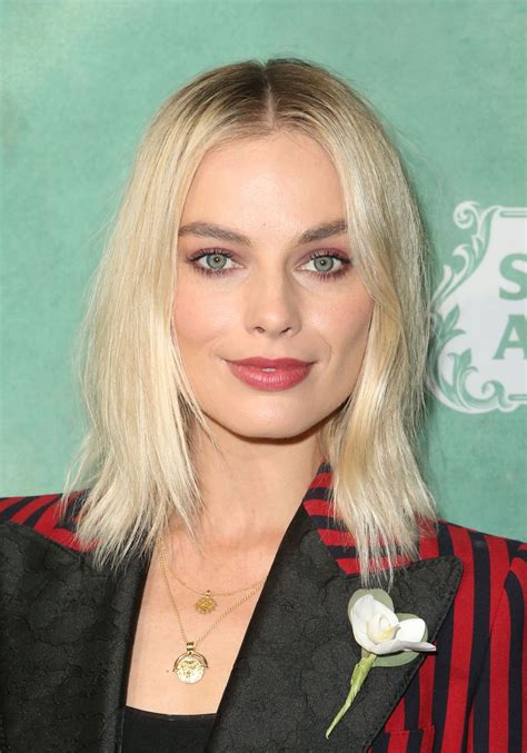 Margot robbie has shared the first photo of herself playing murdered actress and model sharon robbie will portray tate, who was killed by members of the notorious manson family while heavily. Margot Robbie - 2018 Women in Film Pre-Oscar Cocktail ...