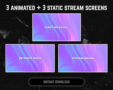 Vaporwave Twitch Overlays Vaporwave Twitch Panels Starting Soon Be