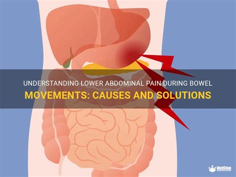 Understanding Lower Abdominal Pain During Bowel Movements Causes And Solutions Medshun
