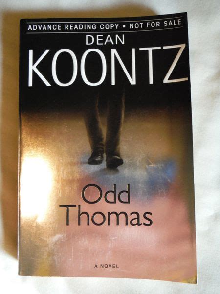 Odd Thomas Signed By Dean Koontz Advance Reading Copy Mikes