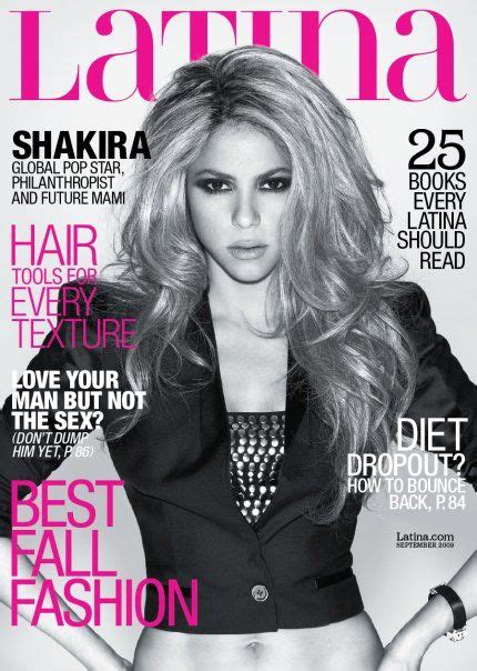 Shakira Latina Magazine September 2009 Cover Photo United States
