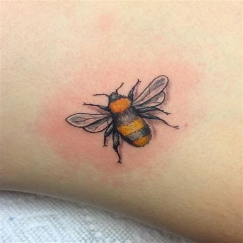 48 Most Popular Small Bee Tattoo Ankle