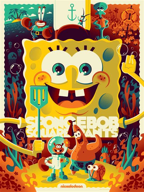 Strongstuff Disney Art Spongebob Wallpaper Tom Whalen