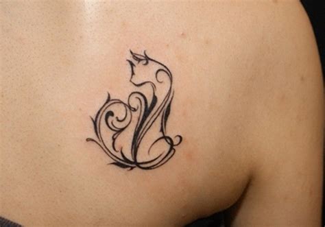 20 Best Tribal Cat Tattoo Designs Page 3 Of 6 The Paws
