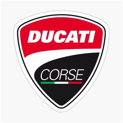 Ducati Motogp Logo Sticker By Cse313 Redbubble