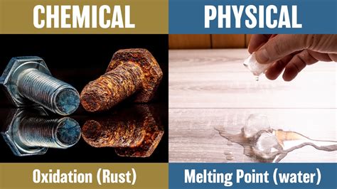 Part a can you recognize the chemical and physical changes that happen all around us? Basic Difference Between Physical & Chemical Properties