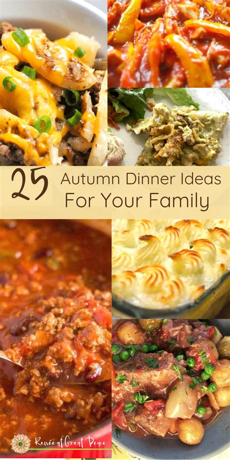 Jul 9, 2021 by lois · this post may contain affiliate links · leave a comment share 0 tweet 0 pinterest 0 25 Autumn Dinner Ideas to Warm Up the Family - Renée at ...
