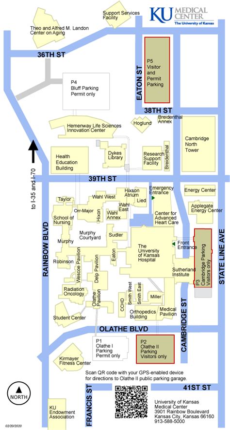 University Of Kansas Hospital Campus Map