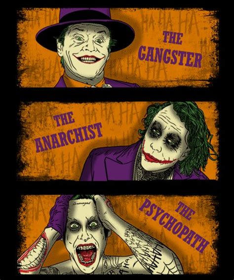 The Joker Gangster Anarchist Psychopath Types Of Clowns Joker And