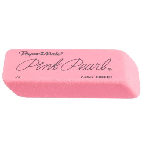 Paper Mate 70521 Large Pink Pearl Eraser 12pack