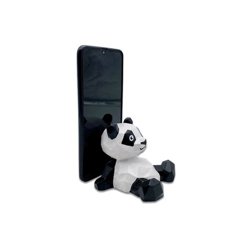 Single Puzzled Panda Bear Bookend Mobile Stand Wearenotashop