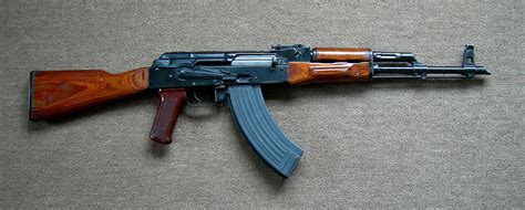 Akm Assault Rifle Full Hd Wallpaper And Background Image 3264x1310