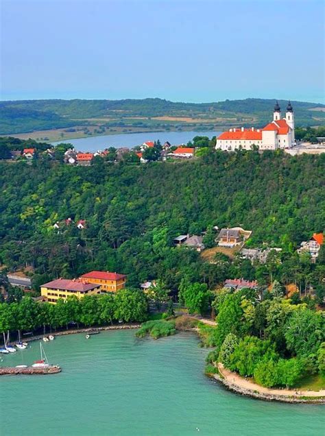 Year after year thousands of tourists choose balaton. The Tihany Peninsula of Lake Balaton, Hungary Hungary ...