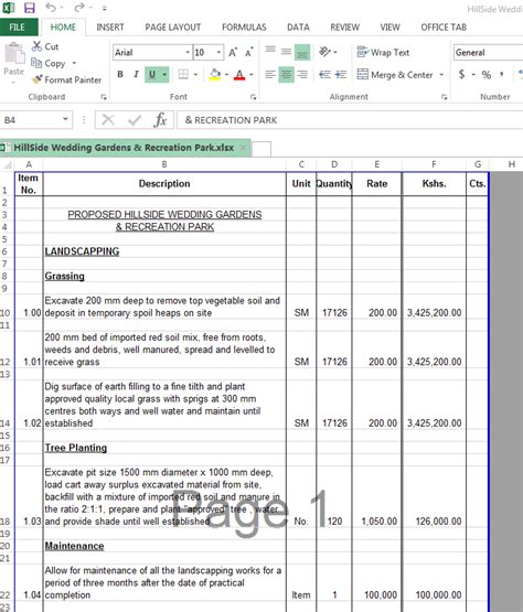 The assistant will help you with excel files by indicating. What is a Bill of Quantities and its Use in Construction ...