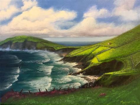 Slea Head Peninsula Painting Of Ireland Irish Coast Painting